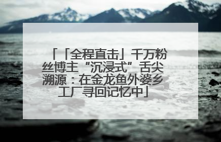 「全程直击」千万粉丝博主“沉浸式”舌尖溯源：在金龙鱼外婆乡工厂寻回记忆中