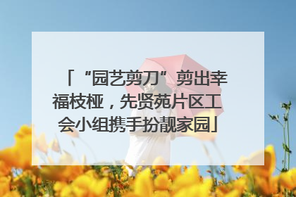 “园艺剪刀”剪出幸福枝桠，先贤苑片区工会小组携手扮靓家园