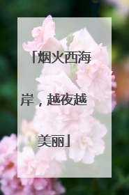 烟火西海岸，越夜越美丽