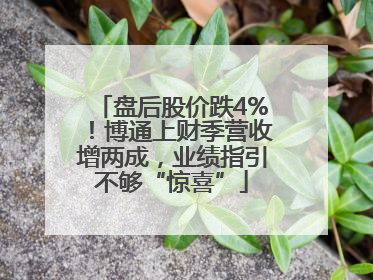 盘后股价跌4%！博通上财季营收增两成，业绩指引不够“惊喜”