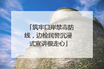 筑牢口岸禁毒防线，边检民警沉浸式宣讲很走心