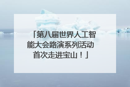 第八届世界人工智能大会路演系列活动首次走进宝山！