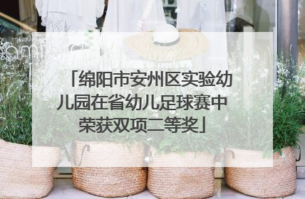 绵阳市安州区实验幼儿园在省幼儿足球赛中荣获双项二等奖