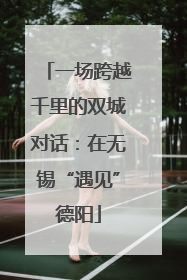 一场跨越千里的双城对话：在无锡“遇见”德阳