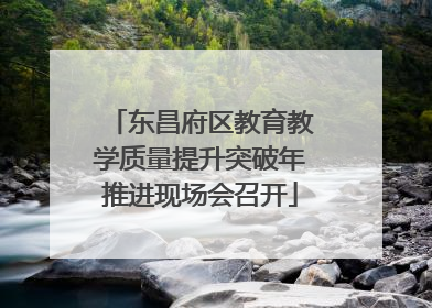 东昌府区教育教学质量提升突破年推进现场会召开
