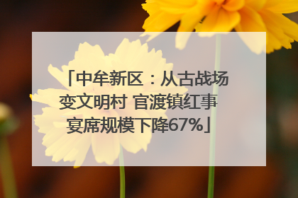中牟新区：从古战场变文明村 官渡镇红事宴席规模下降67%
