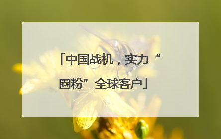 中国战机，实力“圈粉”全球客户
