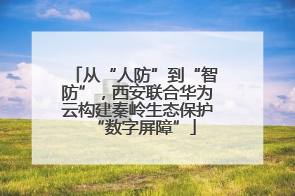 从“人防”到“智防”，西安联合华为云构建秦岭生态保护“数字屏障”