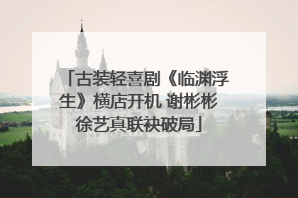 古装轻喜剧《临渊浮生》横店开机 谢彬彬徐艺真联袂破局