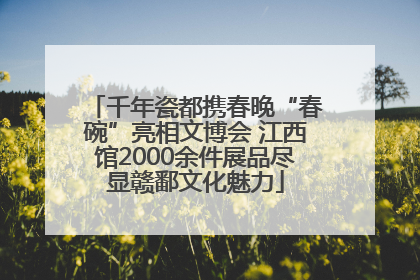 千年瓷都携春晚“春碗”亮相文博会 江西馆2000余件展品尽显赣鄱文化魅力