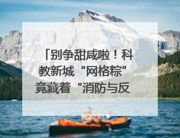 别争甜咸啦！科教新城“网格粽”竟藏着“消防与反诈秘籍”