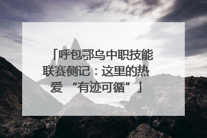 呼包鄂乌中职技能联赛侧记：这里的热爱 “有迹可循”