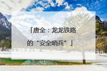 唐全：龙龙铁路的“安全哨兵”
