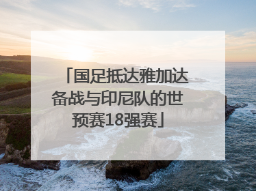 国足抵达雅加达备战与印尼队的世预赛18强赛