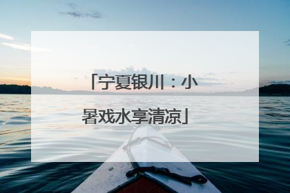 宁夏银川：小暑戏水享清凉