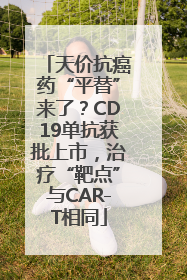天价抗癌药“平替”来了？CD19单抗获批上市，治疗“靶点”与CAR-T相同