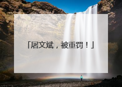 屠文斌，被重罚！