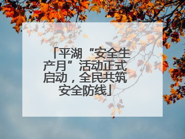 平湖“安全生产月”活动正式启动，全民共筑安全防线