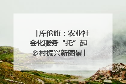 库伦旗：农业社会化服务“托”起乡村振兴新图景