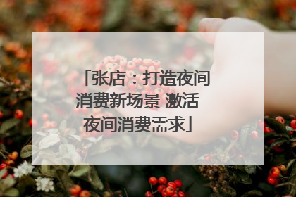 张店：打造夜间消费新场景 激活夜间消费需求