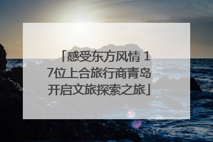 感受东方风情 17位上合旅行商青岛开启文旅探索之旅