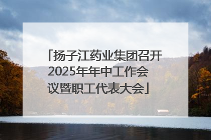 扬子江药业集团召开2025年年中工作会议暨职工代表大会