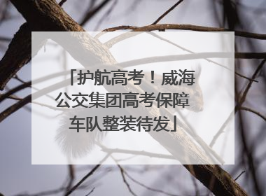 护航高考！威海公交集团高考保障车队整装待发