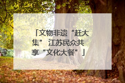文物非遗“赶大集” 江苏民众共享“文化大餐”