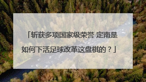 斩获多项国家级荣誉 定南是如何下活足球改革这盘棋的？