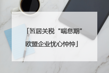 暂居关税“喘息期” 欧盟企业忧心忡忡