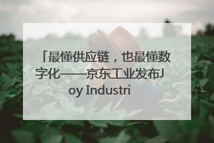 最懂供应链，也最懂数字化——京东工业发布Joy Industrial 重塑工业未来