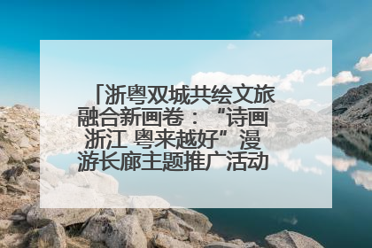 浙粤双城共绘文旅融合新画卷：“诗画浙江 粤来越好”漫游长廊主题推广活动在广州花城汇启幕