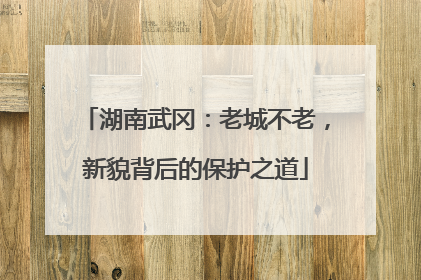 湖南武冈：老城不老，新貌背后的保护之道