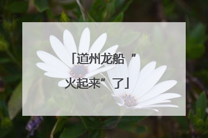 道州龙船“火起来”了