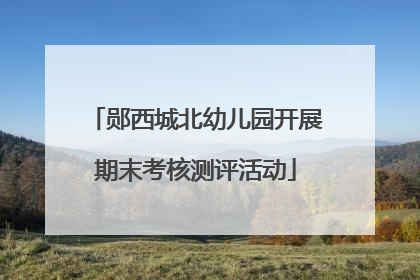 郧西城北幼儿园开展期末考核测评活动