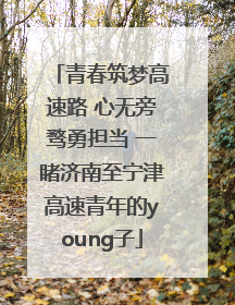 青春筑梦高速路 心无旁骛勇担当 一睹济南至宁津高速青年的young子
