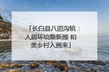 长白县八道沟镇：人居环境焕新颜 和美乡村入画来