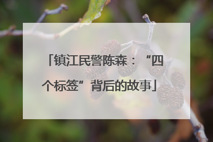 镇江民警陈森：“四个标签”背后的故事