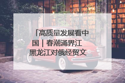 高质量发展看中国｜春潮涌界江 黑龙江对俄经贸文旅交流绿意盎然