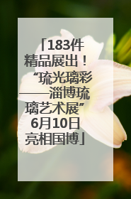 183件精品展出！“琉光璃彩——淄博琉璃艺术展”6月10日亮相国博