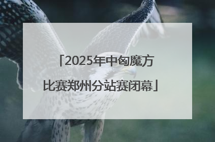 2025年中匈魔方比赛郑州分站赛闭幕